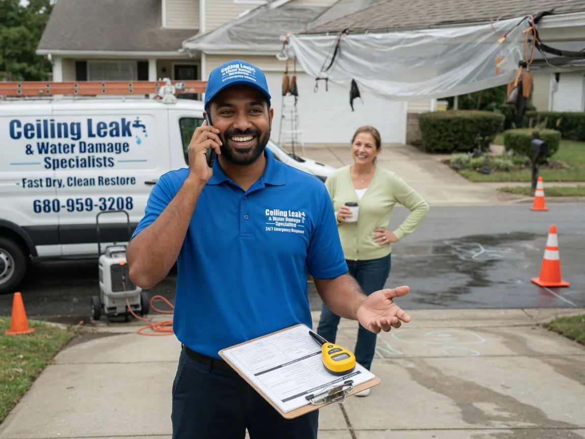 Ceiling Leak Cleanup Wakarusa, IN FAQs